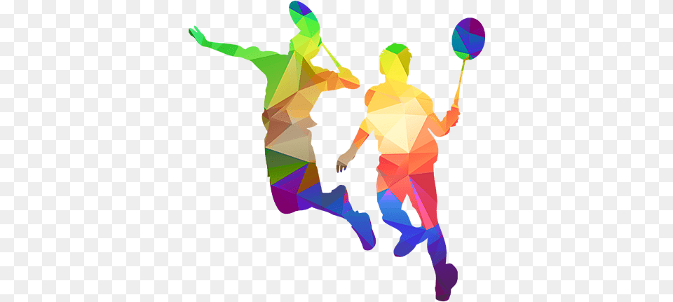 Sport Silhouette Figures Download Badminton, Art, Graphics, Purple, Person Png