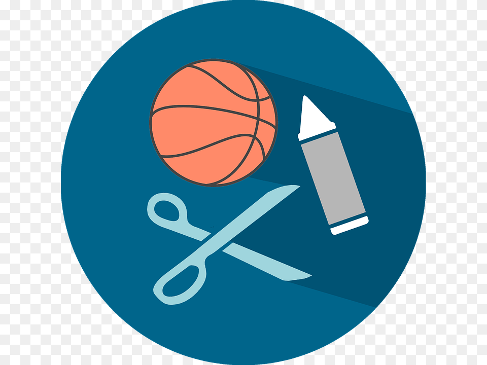 Sport Subject Icon, Ball, Basketball, Basketball (ball), Scissors Png Image