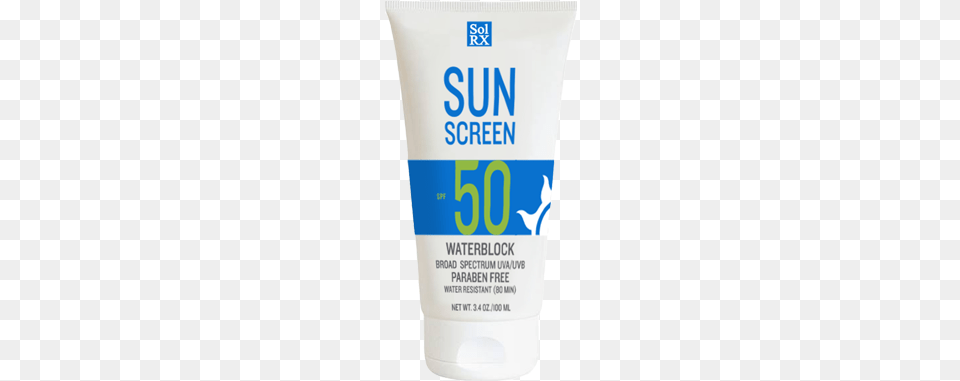 Sport Sunscreen Spf Solrx Waterblock Sport Sunscreen Spf 50 34 Oz Tube, Bottle, Cosmetics, Lotion, Shaker Free Png Download