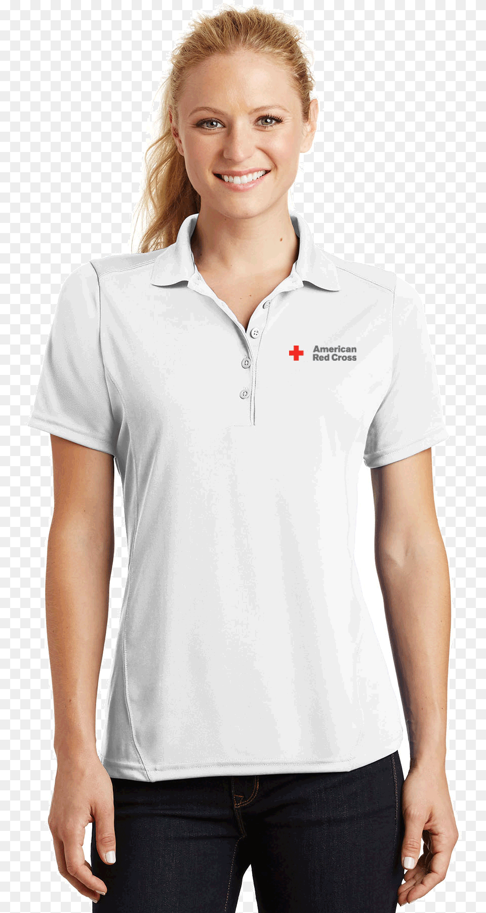 Sport Tek Ladies Dry Zone Raglan Accent Polo, Clothing, Shirt, T-shirt, Blouse Free Png Download