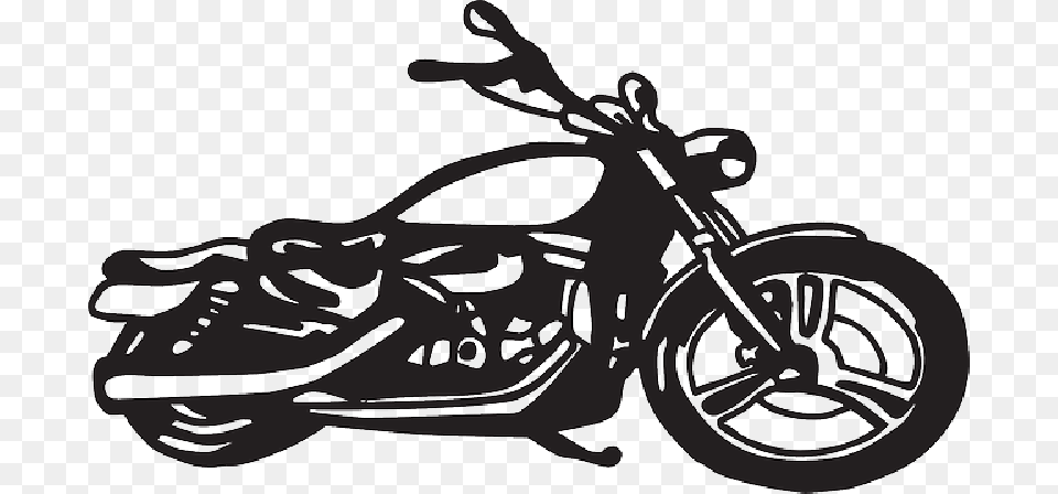 Sport Transportation Bike Road Motorcycle Harley Vector, Vehicle, Wheel, Machine, Stencil Free Transparent Png