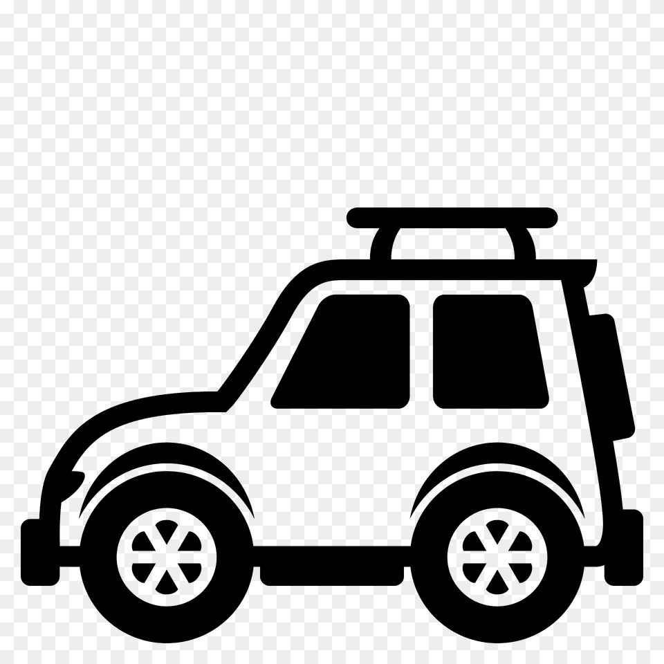 Sport Utility Vehicle Emoji Clipart, Furniture, Plant, Device, Grass Free Transparent Png
