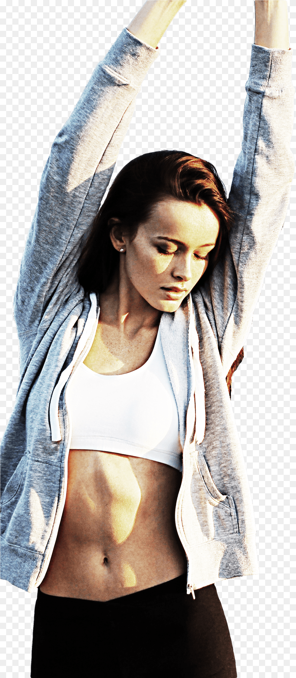 Sport Woman Standing Photo Shoot, Long Sleeve, Clothing, Sleeve, Coat Png Image