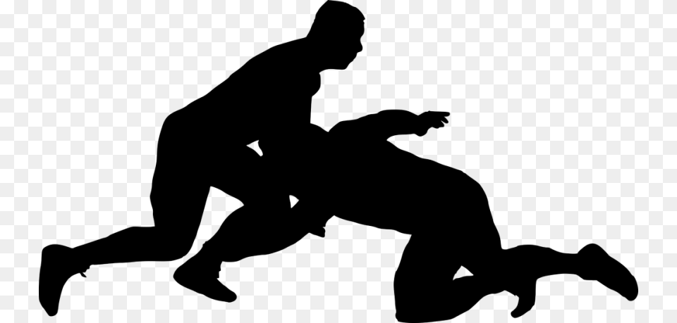 Sport Wrestling Silhouette Images Wrestling Silhouettes, Adult, Male, Man, Person Free Png