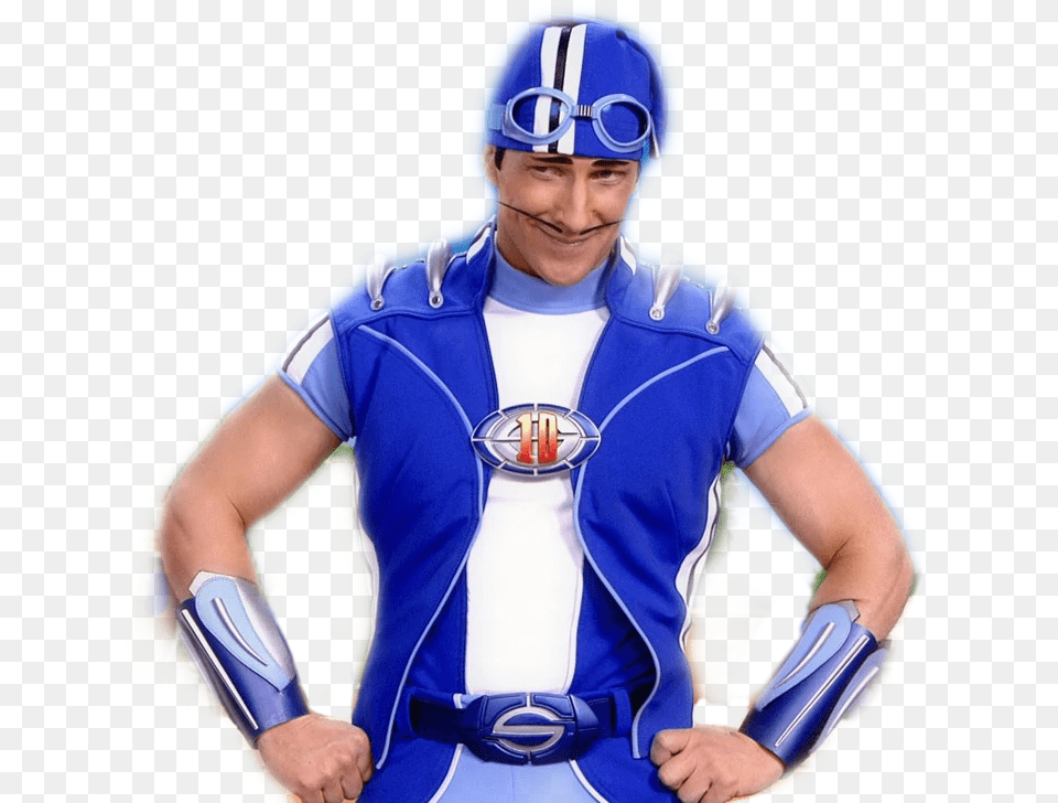 Sportacus Sportacus New Lazy Town Sportacus, Helmet, Shirt, Clothing, Costume Free Png
