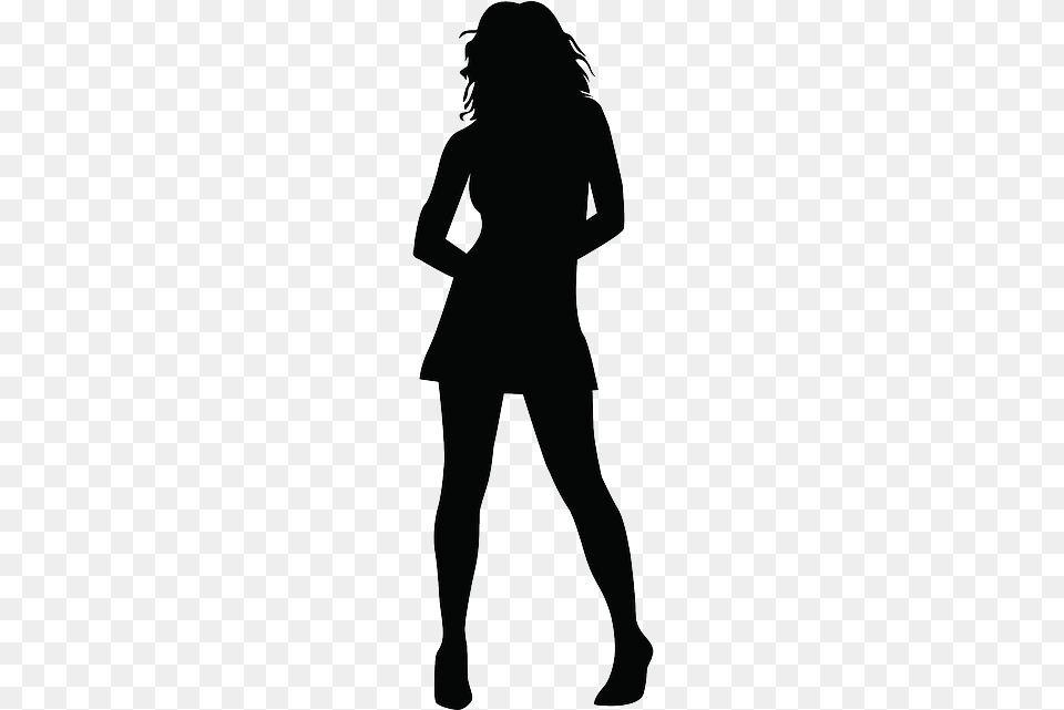 Sportive Woman Female Figure Slender Slim Sportive Girl Silhouette, Adult, Person Free Transparent Png