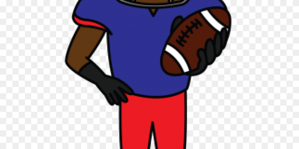 Sports Activities Clipart Simple Football Player, American Football, Person, Playing American Football, Sport Png Image