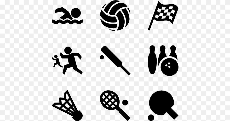 Sports Activities Image Background Activities Icon Vector, Gray Png