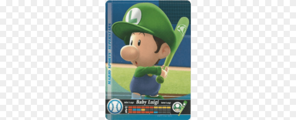 Sports Baby Luigi Mario Sports Super Stars Amiibo Card Pack, People, Person, Ball, Sport Free Png Download
