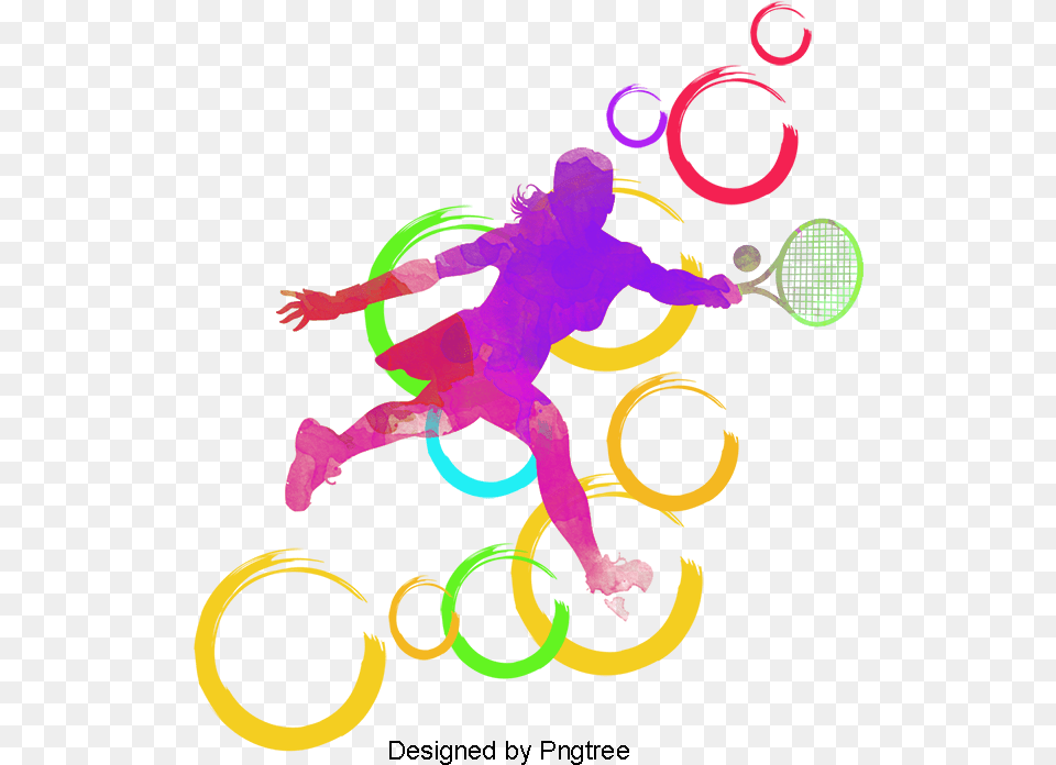Sports Background Transparent Background Badminton, Purple, Ball, Person, Sport Free Png Download