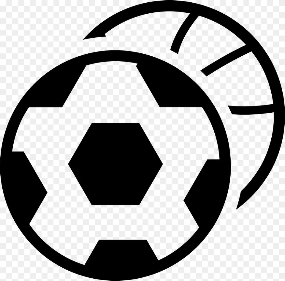 Sports Balls Silueta De Baln De Ftbol, Soccer, Ball, Football, Sport Free Transparent Png