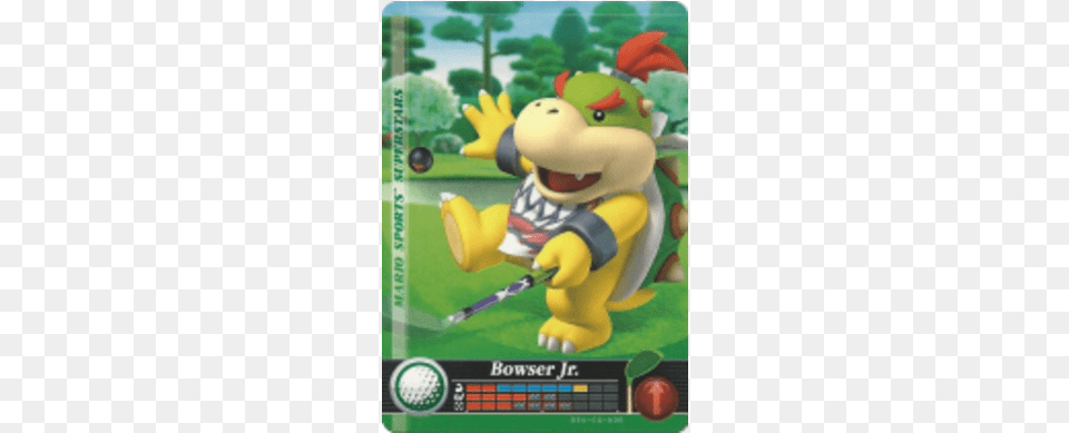 Sports Bowser Jr Metal Mario Golf Amiibo Card For Mario Sports Superstars, Clothing, Glove, Baby, Person Free Png