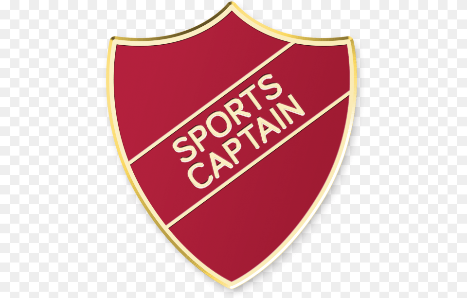 Sports Captain Shield 0 Red House Captain Badge, Armor, Logo, Symbol, Disk Free Transparent Png