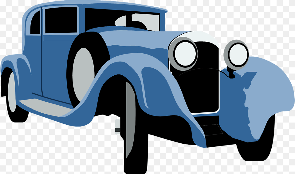 Sports Car Classic Clip Art Classic Car Clip Art Blue Vintage Car Clipart, Hot Rod, Transportation, Vehicle Free Png Download