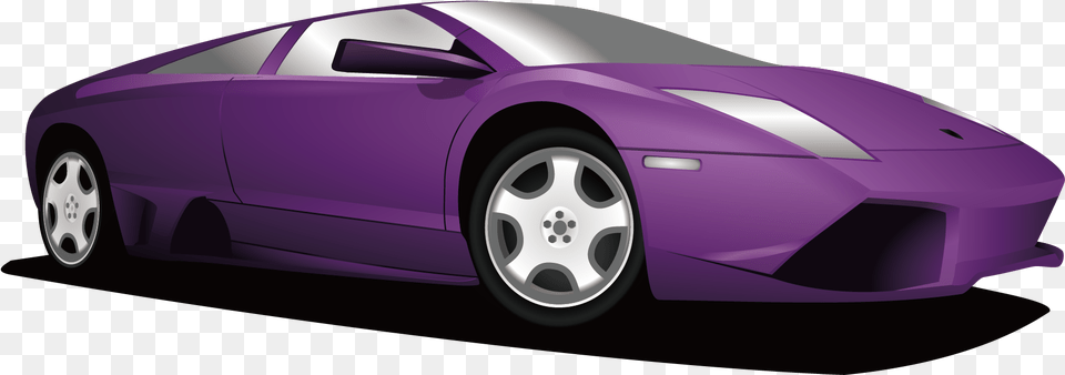 Sports Car Lamborghini Purple Lamborghini Purple Lamborghini, Alloy Wheel, Vehicle, Transportation, Tire Png Image