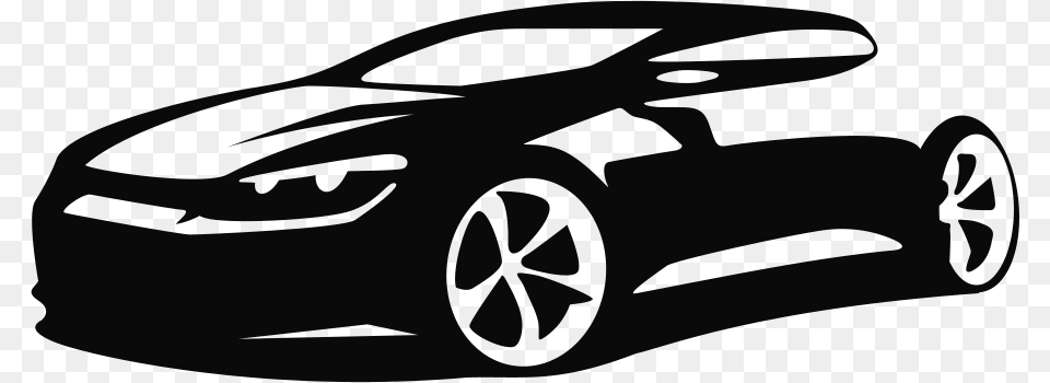 Sports Car Royalty Silhouette Cars Silhouette Clip Art, Alloy Wheel, Vehicle, Transportation, Tire Free Transparent Png