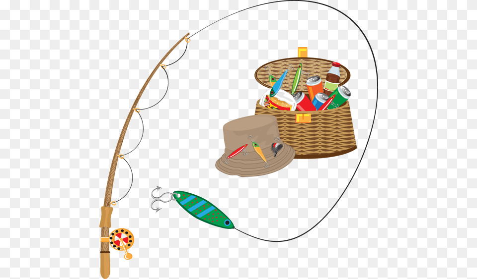 Sports Clip Art Fishing Gear Fishing Gear And Accessories, Basket Png Image