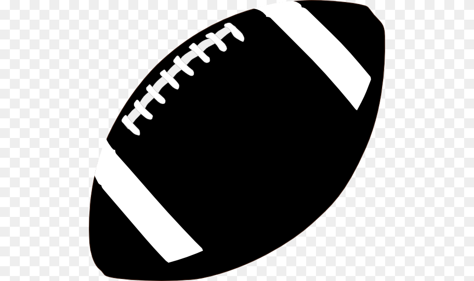 Sports Clipart Black And White American Football Vector, Rugby, Sport Png Image