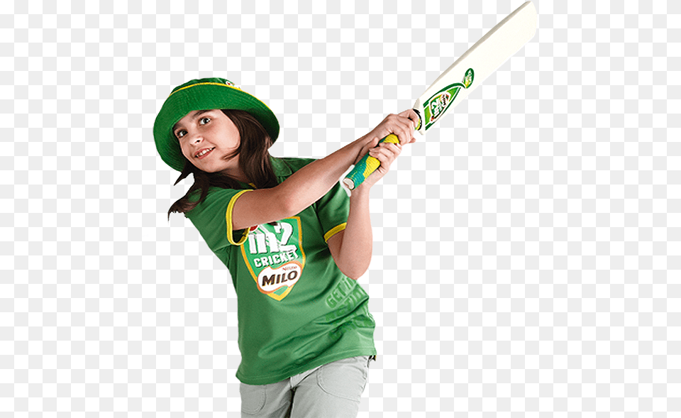 Sports Cricket Girl, Clothing, Hat, Cricket Bat, Sport Png