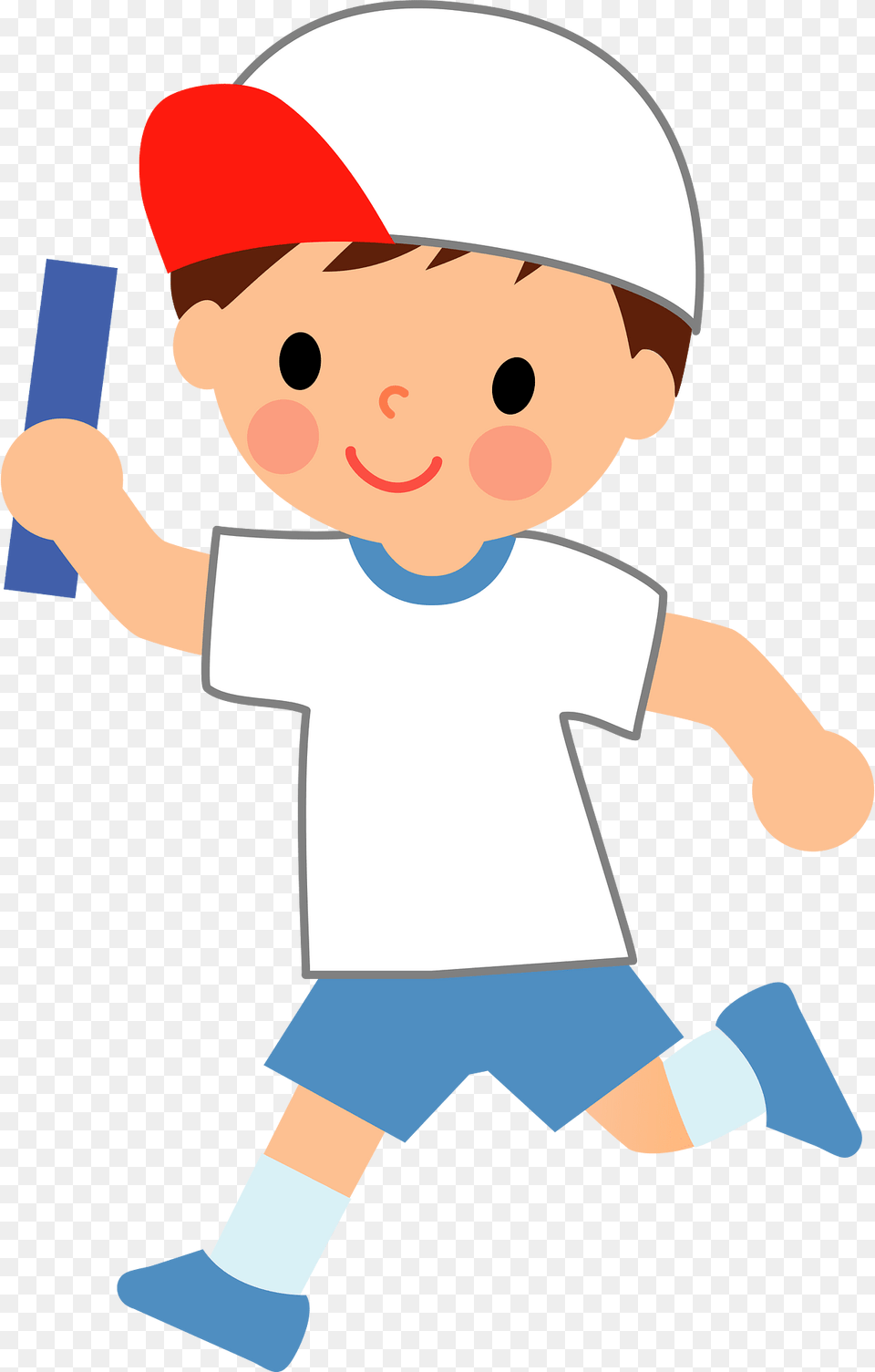 Sports Day Schoolboy Run Clipart, Baby, Person, Face, Head Free Png Download