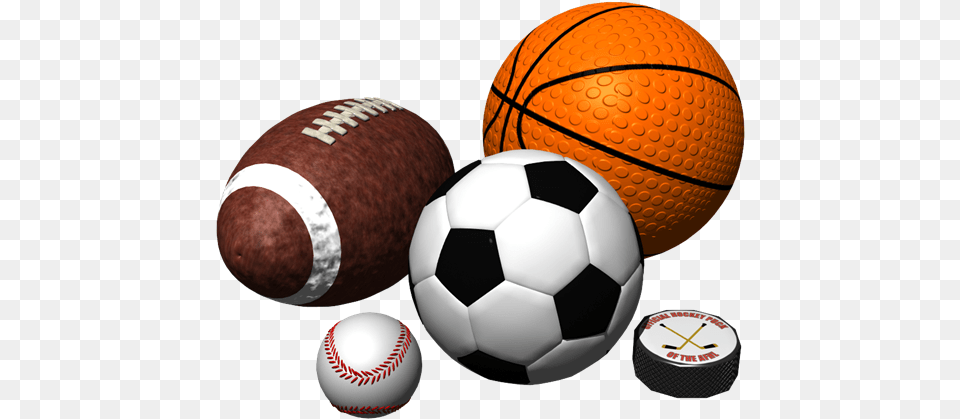 Sports Equipment 4 Image Football Baseball Basketball Hockey, Ball, Soccer Ball, Soccer, Sport Png