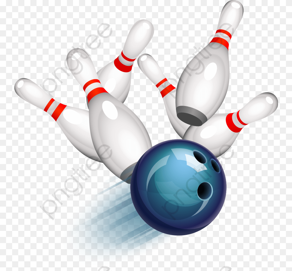 Sports Equipment Cartoon Movement Bowling Pins And Ball, Leisure Activities, Bowling Ball, Sport, Appliance Free Png