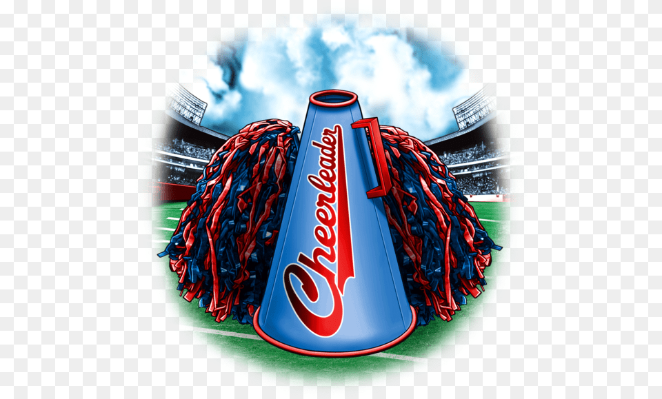 Sports Fabric Cheerleader Megaphone And Poms In The Cheerleading, Adult, Person, Female, Woman Free Transparent Png