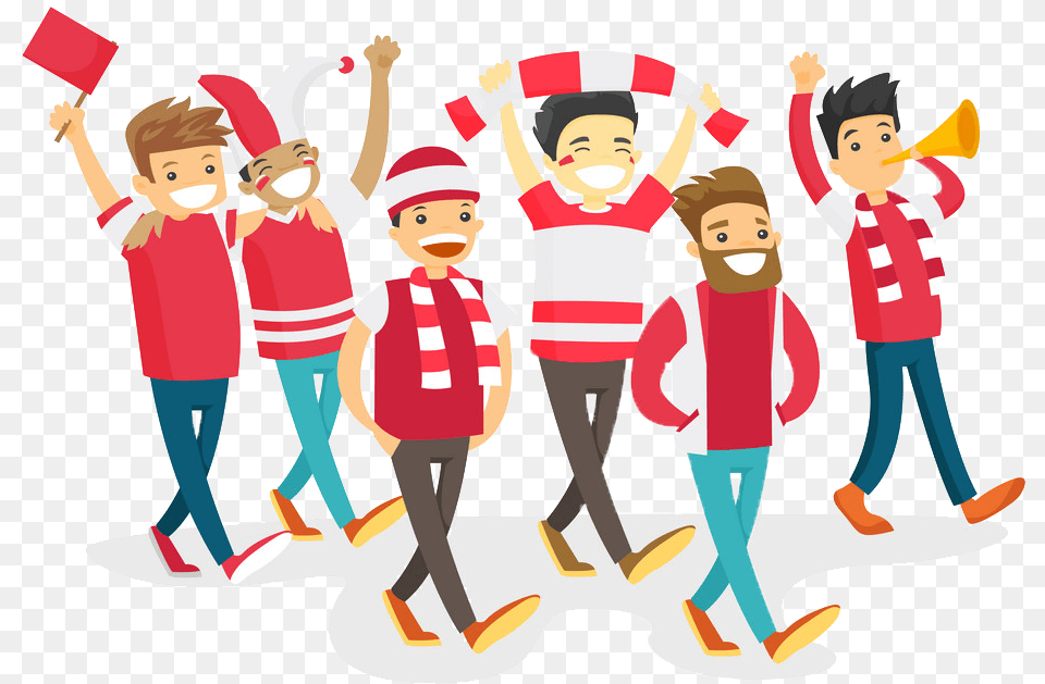 Sports Fan Football Fans Clip Art, Clothing, Pants, People, Person Free Png