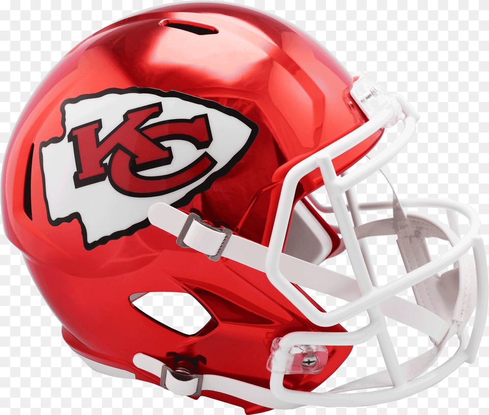 Sports Gearhelmetpersonal Protective Equipmentfootball Kansas City Chiefs Chrome Helmet Free Png