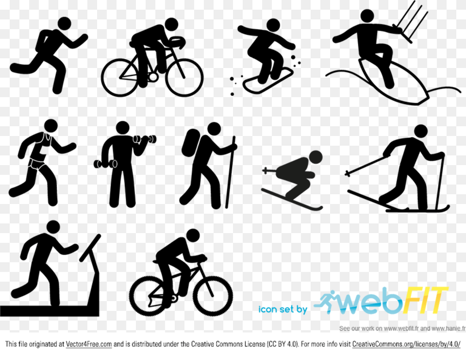 Sports Icon Vector, Nature, Outdoors, Adventure, Leisure Activities Png Image