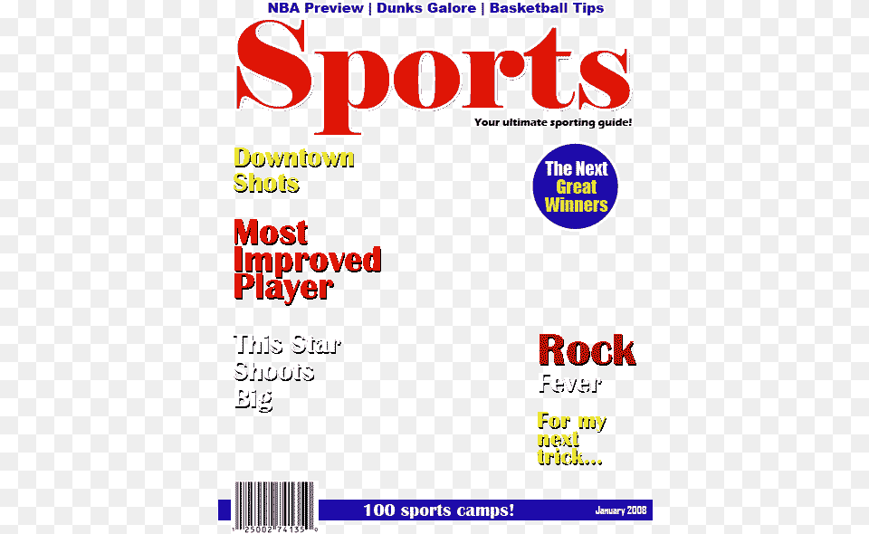 Sports Illustrated Cover Sports Magazine Cover Layout, Advertisement, Text, Poster, Publication Png