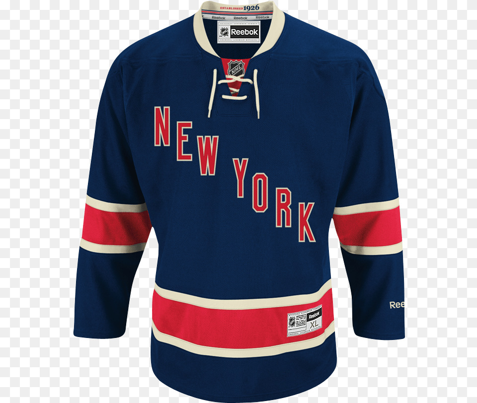 Sports Lettering Company Rangers New York Jersey, Clothing, Shirt, Adult, Male Png