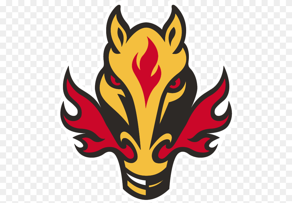 Sports Logo Spotlight Vector Calgary Flames Logo, Emblem, Symbol, Light, Dynamite Free Png