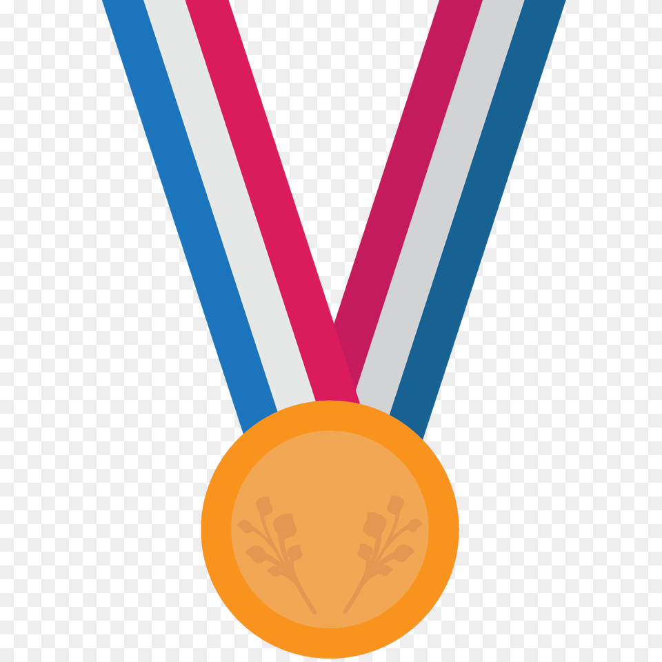 Sports Medal Emoji Clipart, Gold, Gold Medal, Trophy Png Image