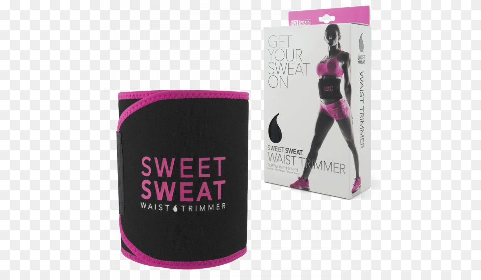 Sports Research Sweet Sweat Waist Trimmer Sweet Sweat Belt Pink, Adult, Female, Person, Woman Free Transparent Png