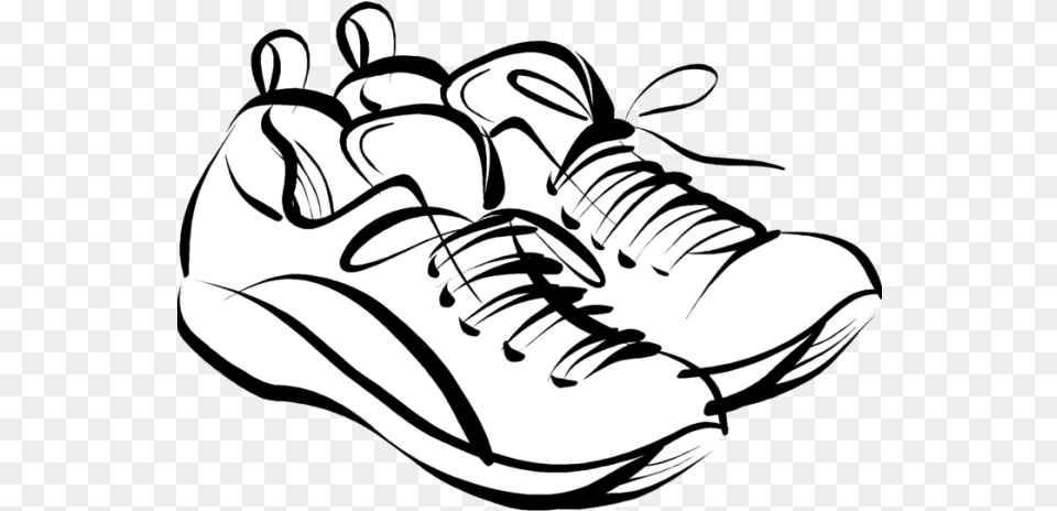 Sports Shoes Clip Art Cross Country Running Shoe Track 4th Of July Running, Clothing, Footwear, Sneaker, Baby Free Transparent Png