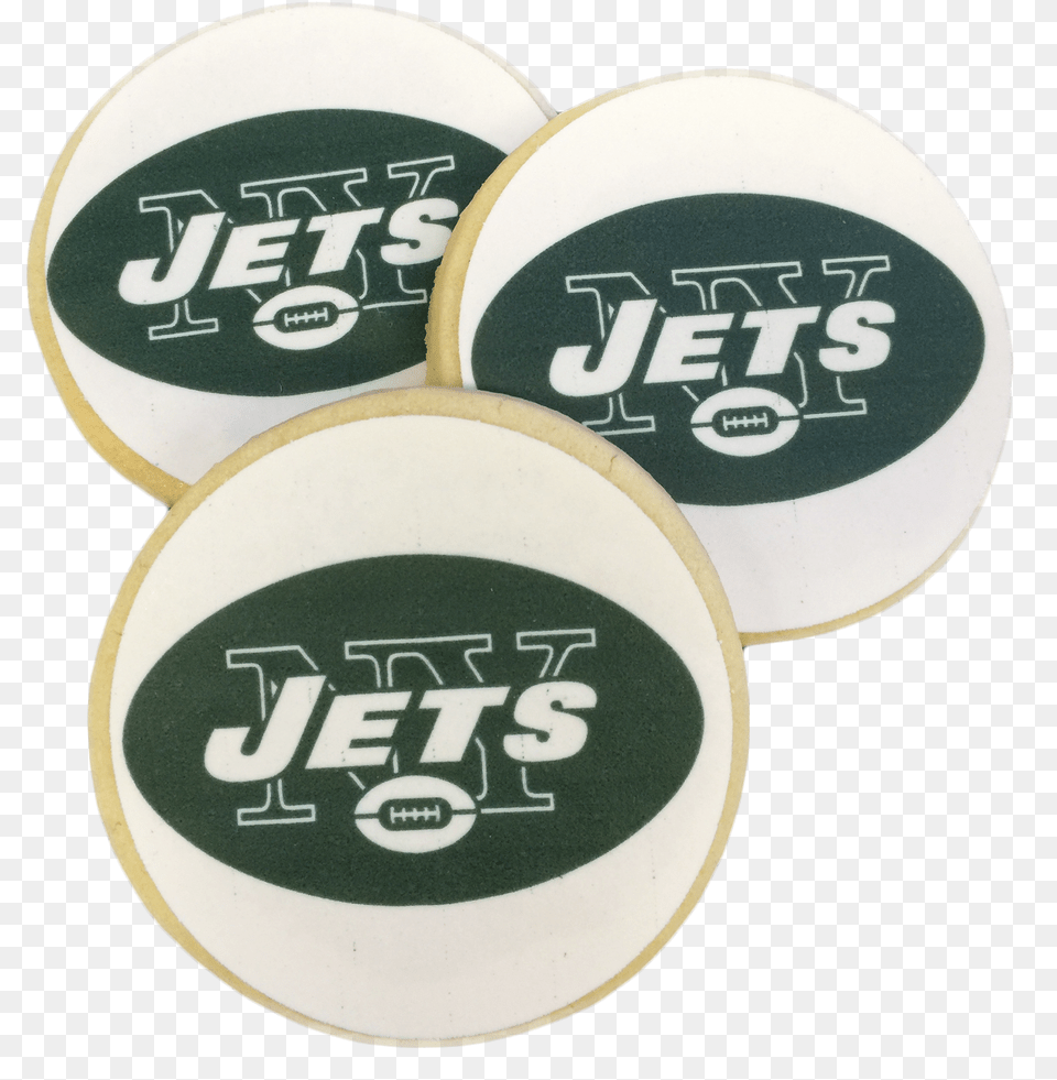 Sports Team Sugar Cookies New York Jets, Badge, Logo, Symbol, Ball Png