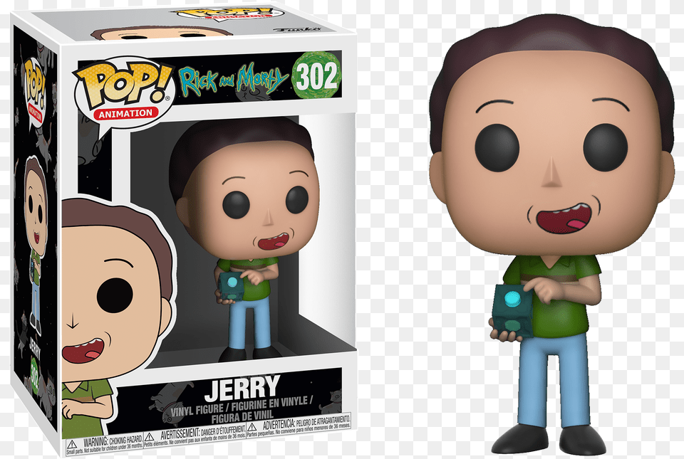 Sports U0026 Game Card Distribution Phones Are Open Mon Thurs Rick And Morty Funko Pop Jerry, Baby, Doll, Face, Head Png