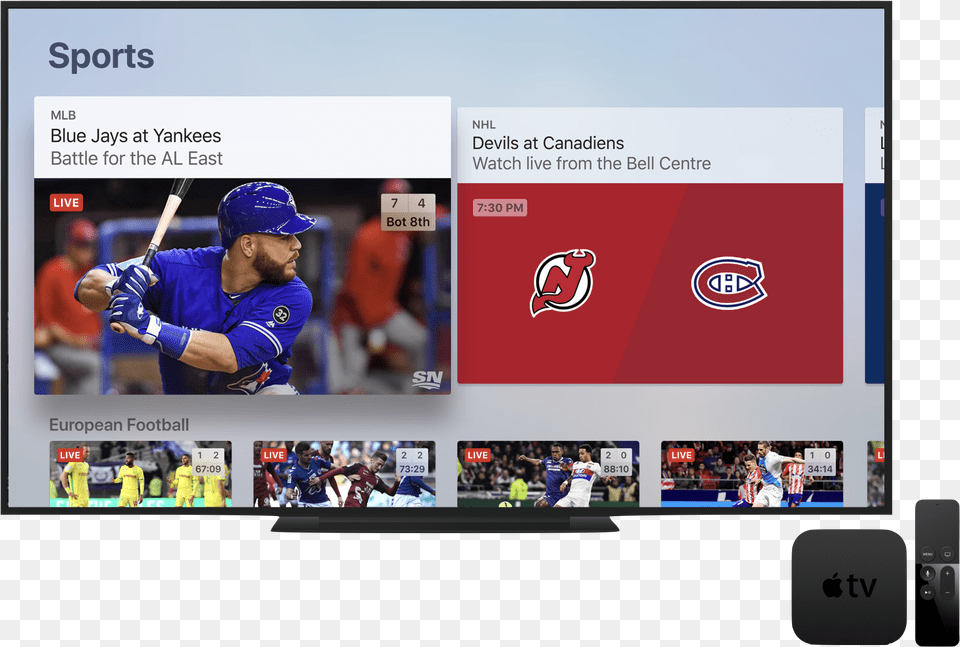 Sports Ux Apple Tv App Sportsnet Now Screenshot, Person, People, Adult, Screen Png