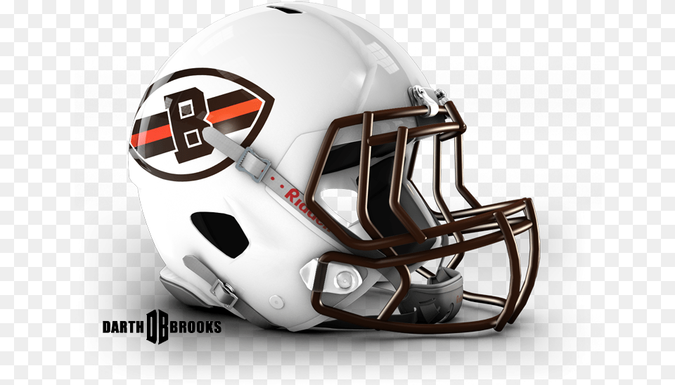 Sportslogos Cleveland Browns White Helmet, American Football, Football, Football Helmet, Sport Free Png