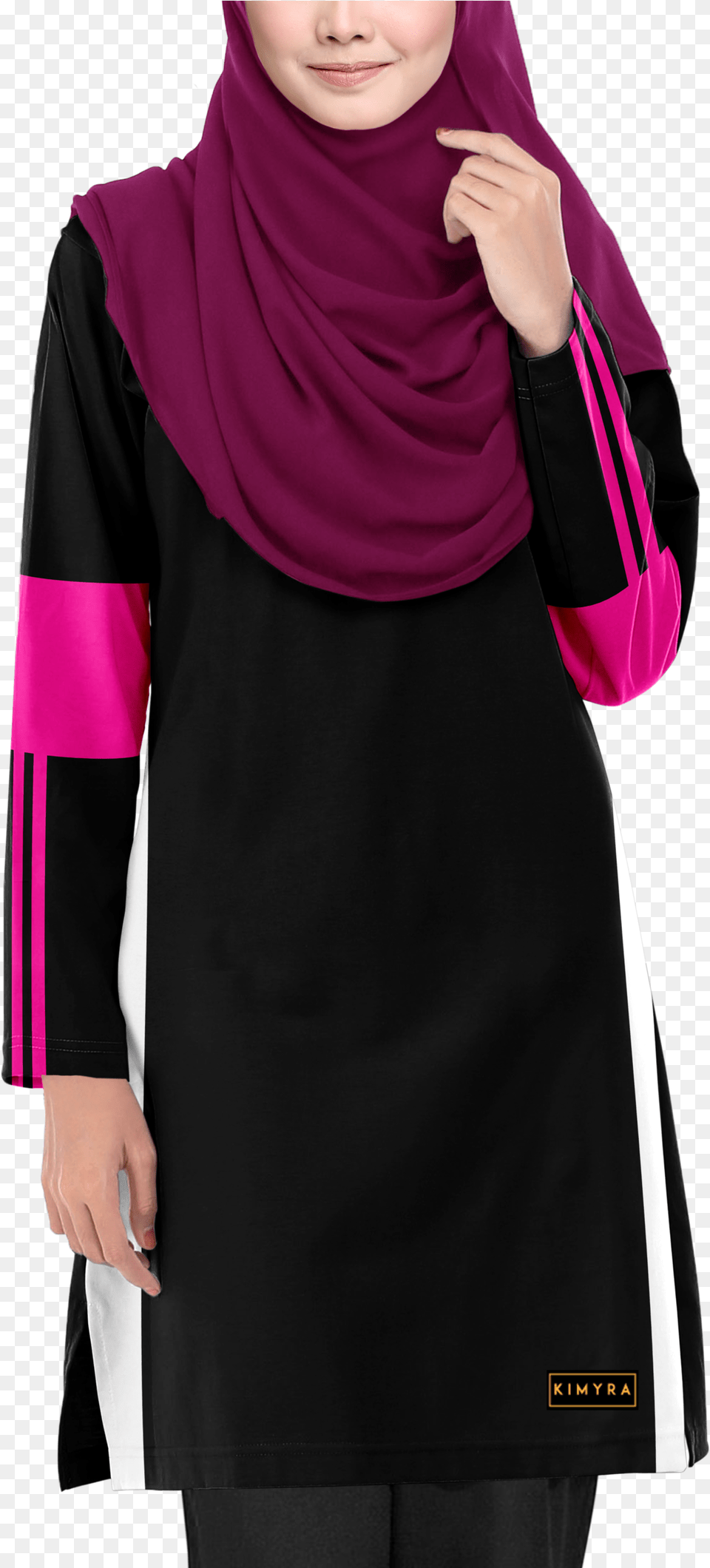Sporty Muslimah Blackpink Sleeve, Adult, Person, Long Sleeve, Female Png