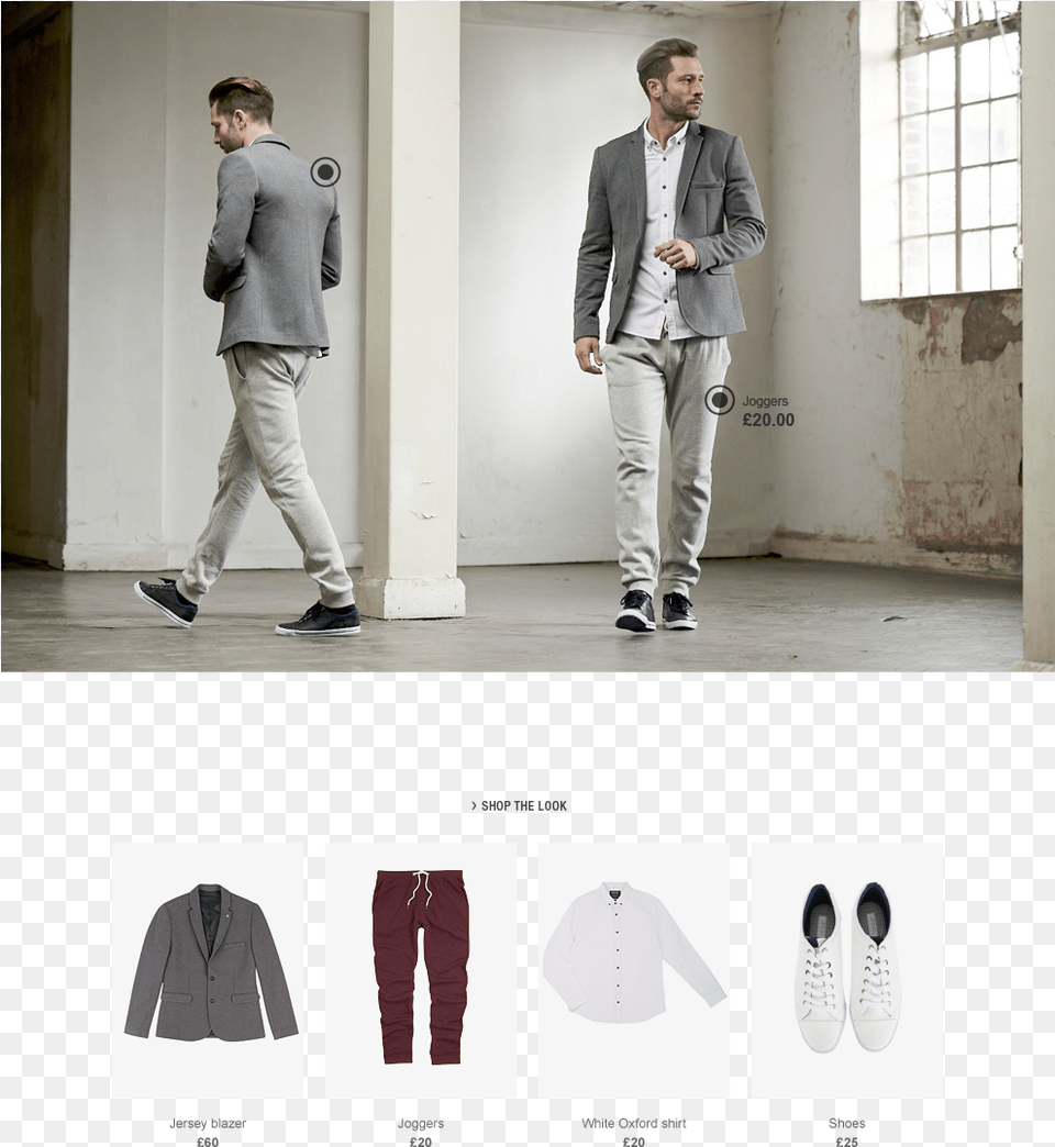 Sporty Smart Mens Joggers With Blazer, Suit, Sleeve, Sneaker, Long Sleeve Free Png