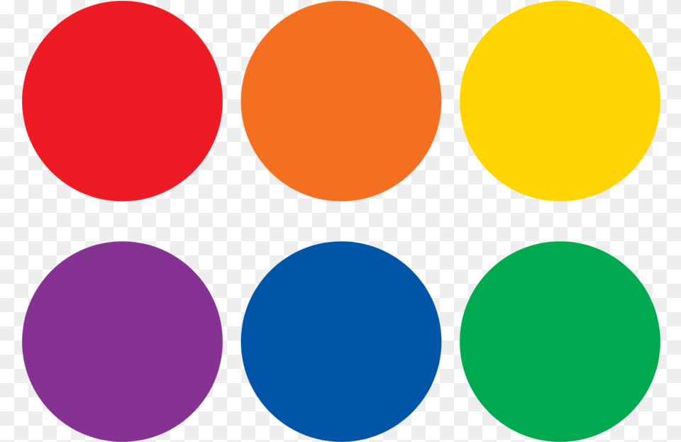 Spot On Colorful Circles Vinyl Floor Markers, Light, Traffic Light Png Image