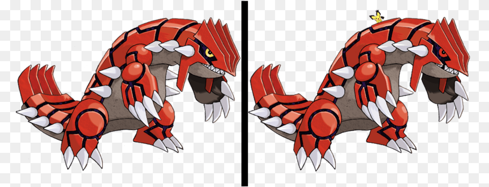 Spot The Difference Illusion Groudon Quiz By Feckarse25 Pokemon Top 10 Legendary, Electronics, Hardware, Baby, Person Png Image