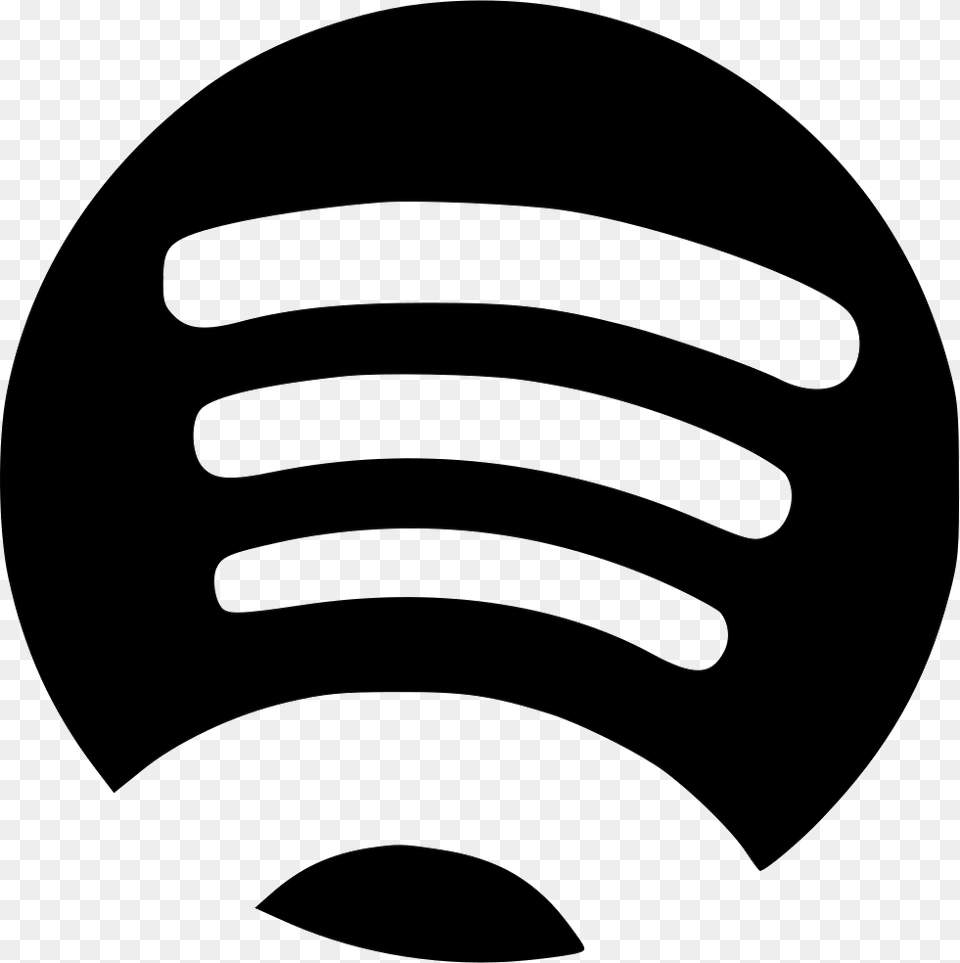Spotify Alt Spotify Icon, Stencil, Logo, Sphere Free Png Download