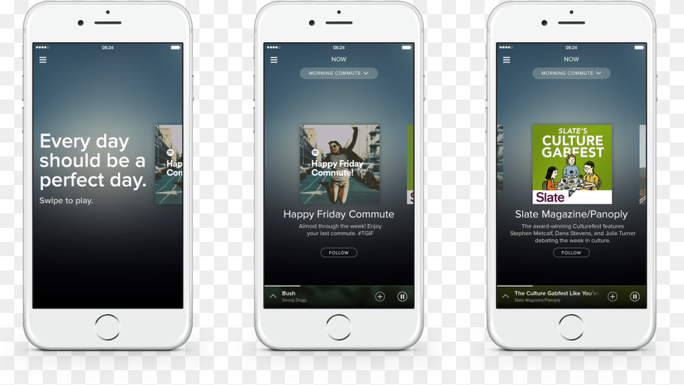 Spotify Has An All New Design Focused On Finding The Spotify On Phone, Electronics, Mobile Phone, Iphone, Person Png