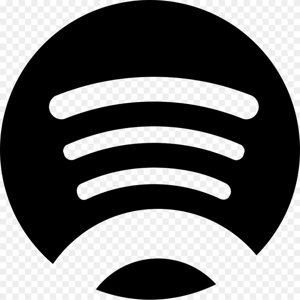 Spotify Logo Icon Stencil, Hot Tub, Tub Free Png Download