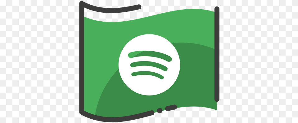 Spotify Logo Icon Of Colored Outline Gold Email Icon, Flag Png Image