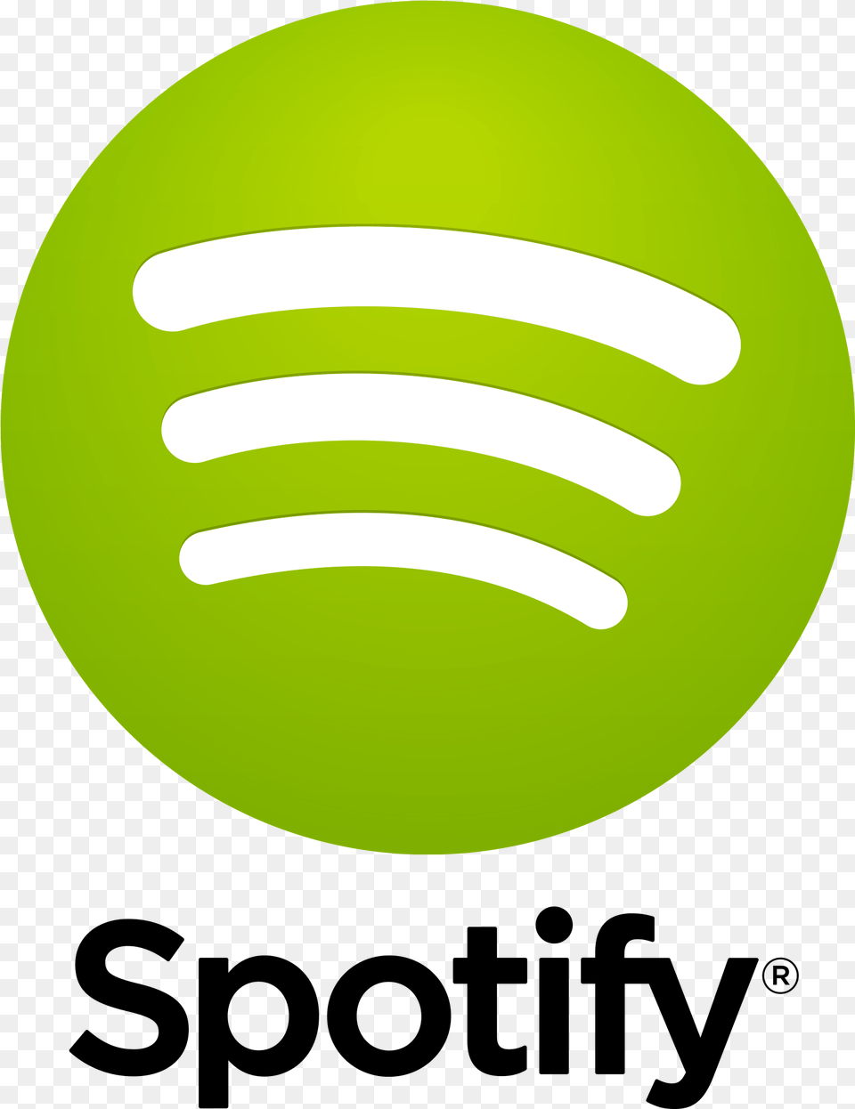 Spotify Logo Transparent Spotify Logo Primary Vertical Logo Spotify, Green, Light, Sphere, Tennis Ball Png Image