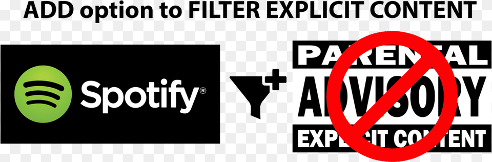 Spotify Needs An Explicit Filter Button Sign, Logo Free Png Download